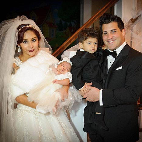 nicole polizzi husband wedding married pregnant worth snooki liverampup